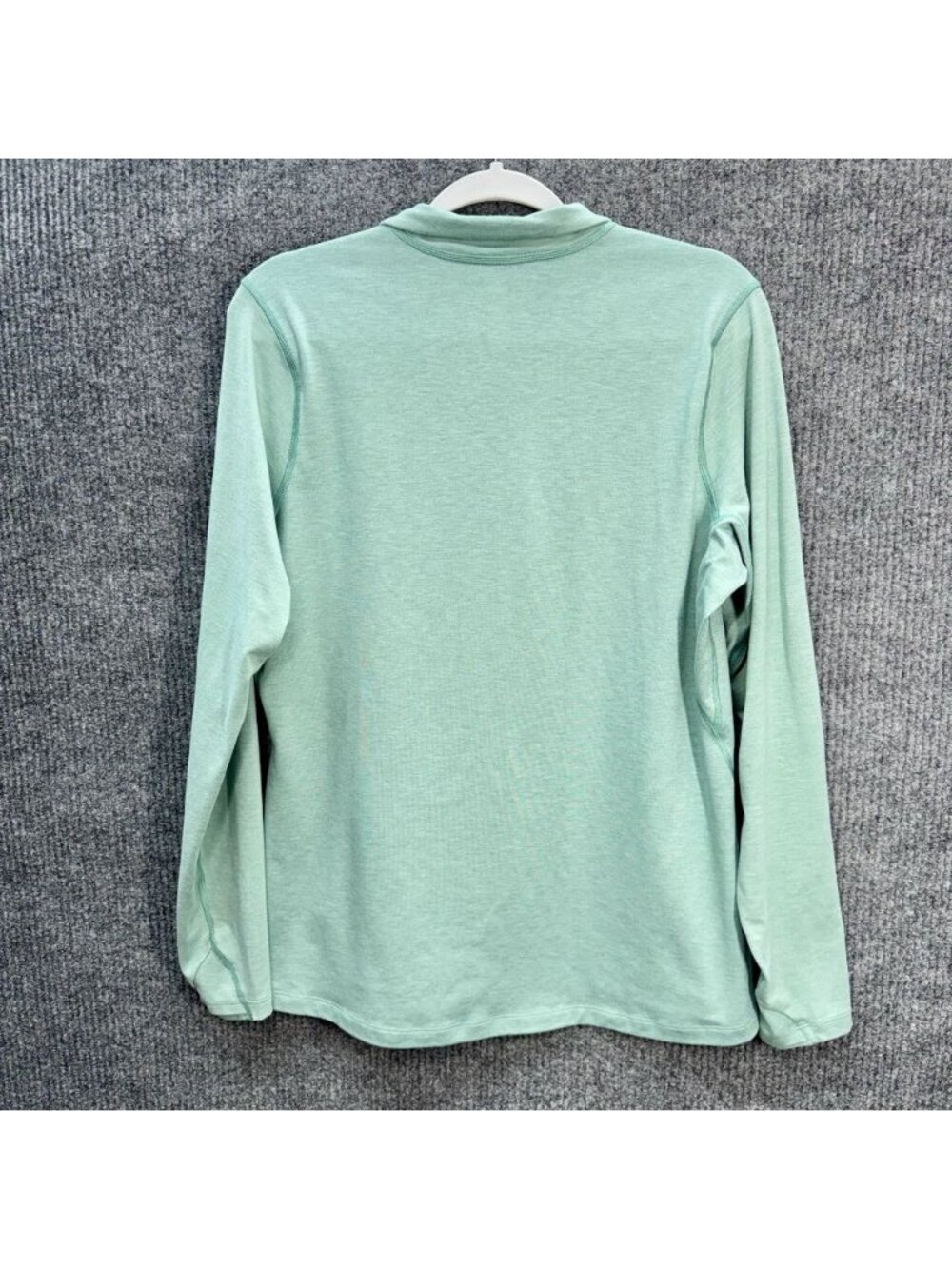 REI Top Midweight Base Layer Womens XL Half-Zip Long Sleeve Thumbholes Pullover - Picture 3 of 8